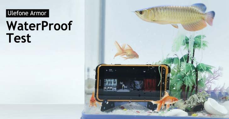Влагозащищенность Ulefone Armor проверили в аквариуме Влагозащищенность Ulefone Armor проверили в аквариуме